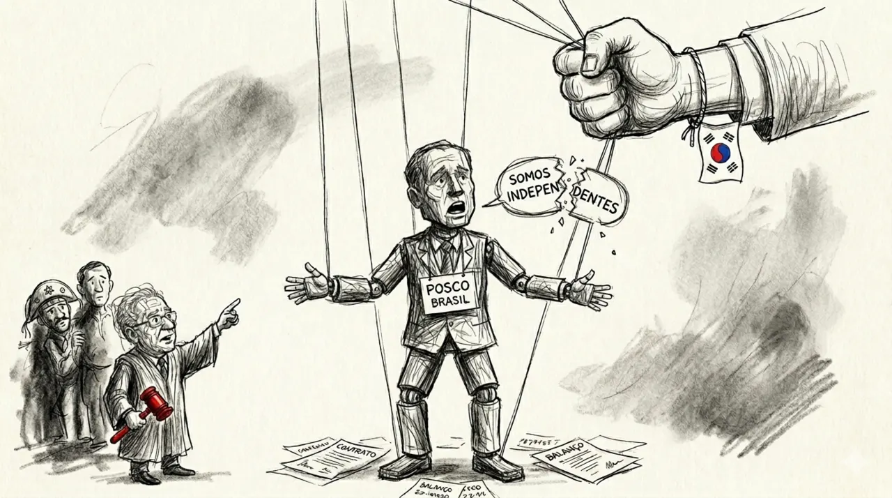 Caricatura: Confusion of assets leads Justice to affect foreign controller in execution