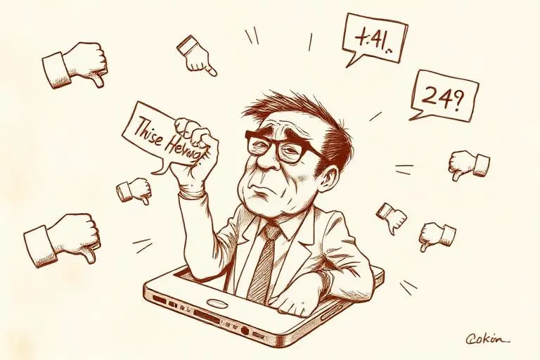 Caricatura: Publication about the POSCO case in Brazil