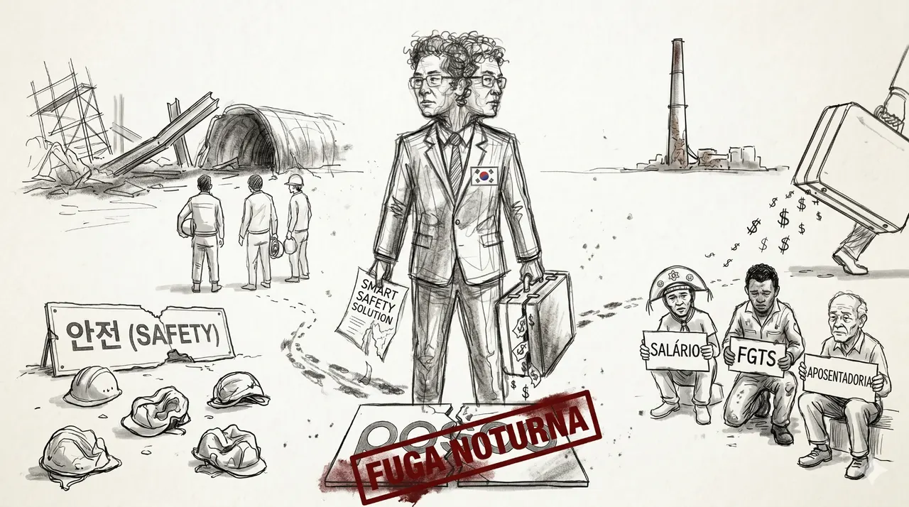 Caricatura: Report on POSCO's Brazil Business